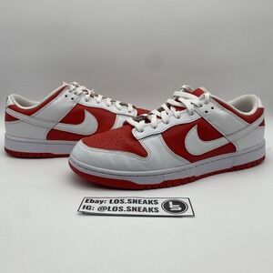 Size‎ 12 - Nike Dunk Low Championship Red (DD1391-600)